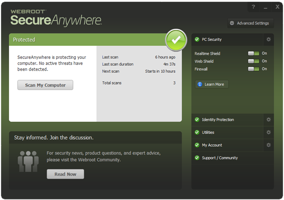 webroot client